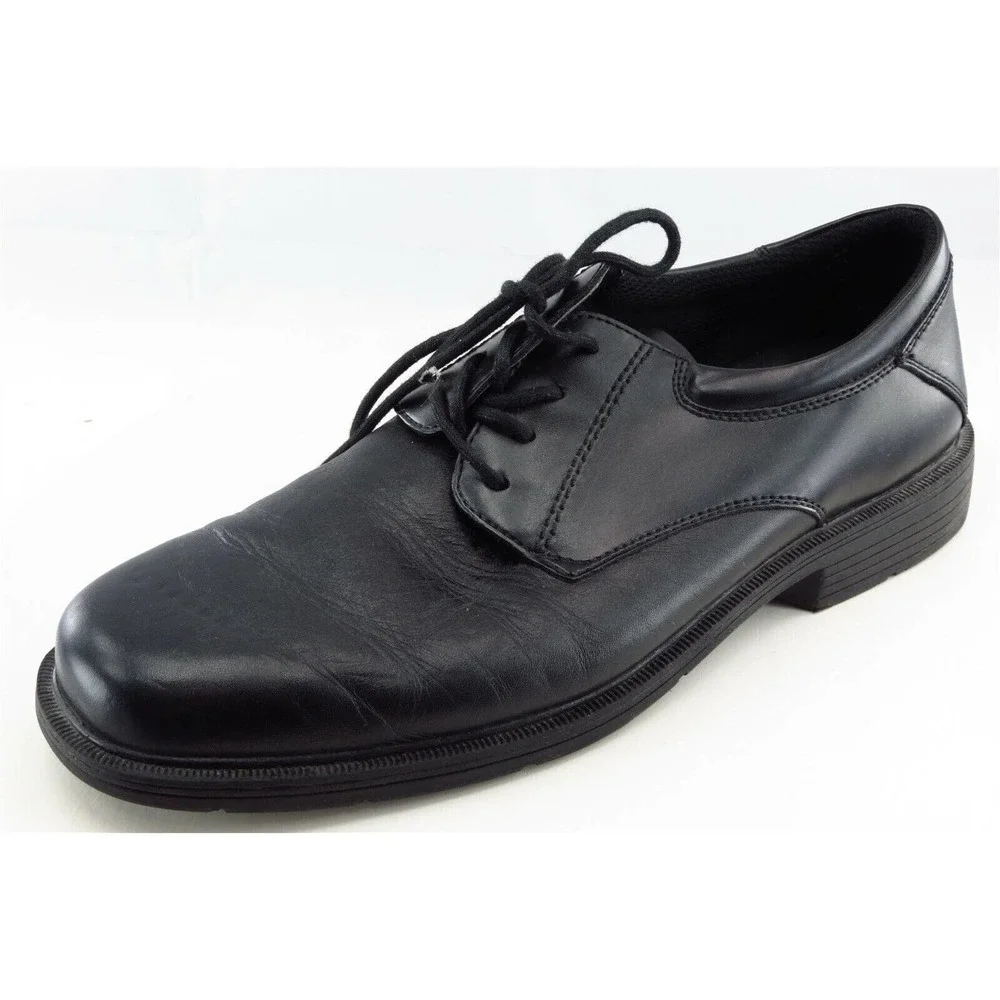 Nunn Bush Shoes Size 10 M Black Derby‎ Oxfords Leather Men